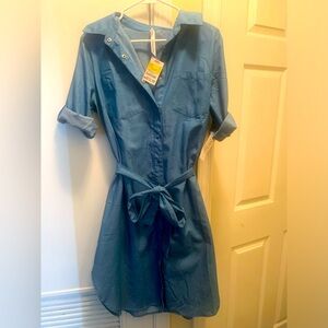Faux Denim/Jean Dress